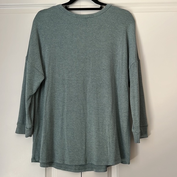 Reitmans Seafoam Heather color, soft sweater - Picture 4 of 5